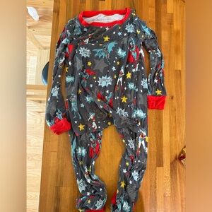Little Sleepies Justice League 2 piece long sleeve bamboo pajamas. Size 4T.